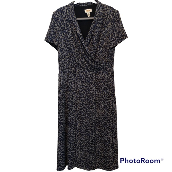 Talbots Dresses & Skirts - EUC Talbots 14P Faux Wrap Midi Dress